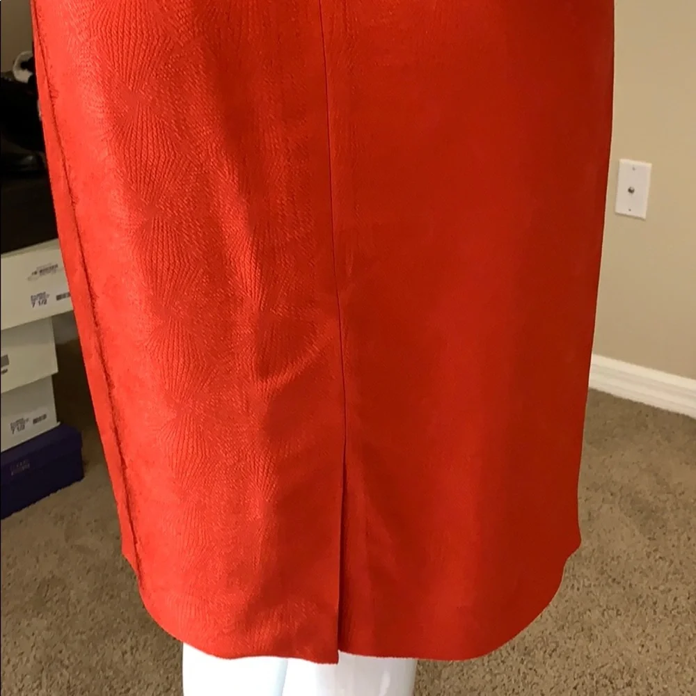 HUGO Hugo BOSS Textured Fabric Round Neck Cinched Waist Pencil Dress NWOT 6 - Picture 10 of 15